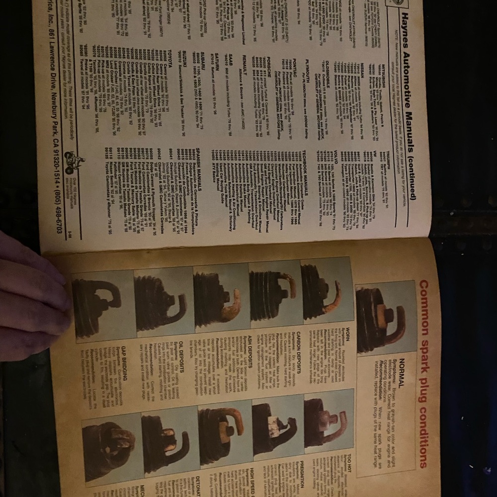 Haynes General Motors 1982-1994 automotive repair manual 38015 skyhawk, Sunbird - Picture 10 of 10